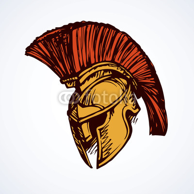 400x400 spartan helmet vector drawing buy photos ap images detailview - Greek Helmet Drawing