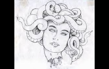 380x240 Medusa - Greek Mythology Drawings