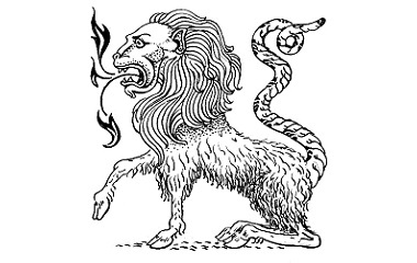 380x240 Chimera - Greek Mythology Drawings