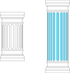 282x297 pillar drawing greece ancient transparent png clipart free - Greek Pillar Drawing