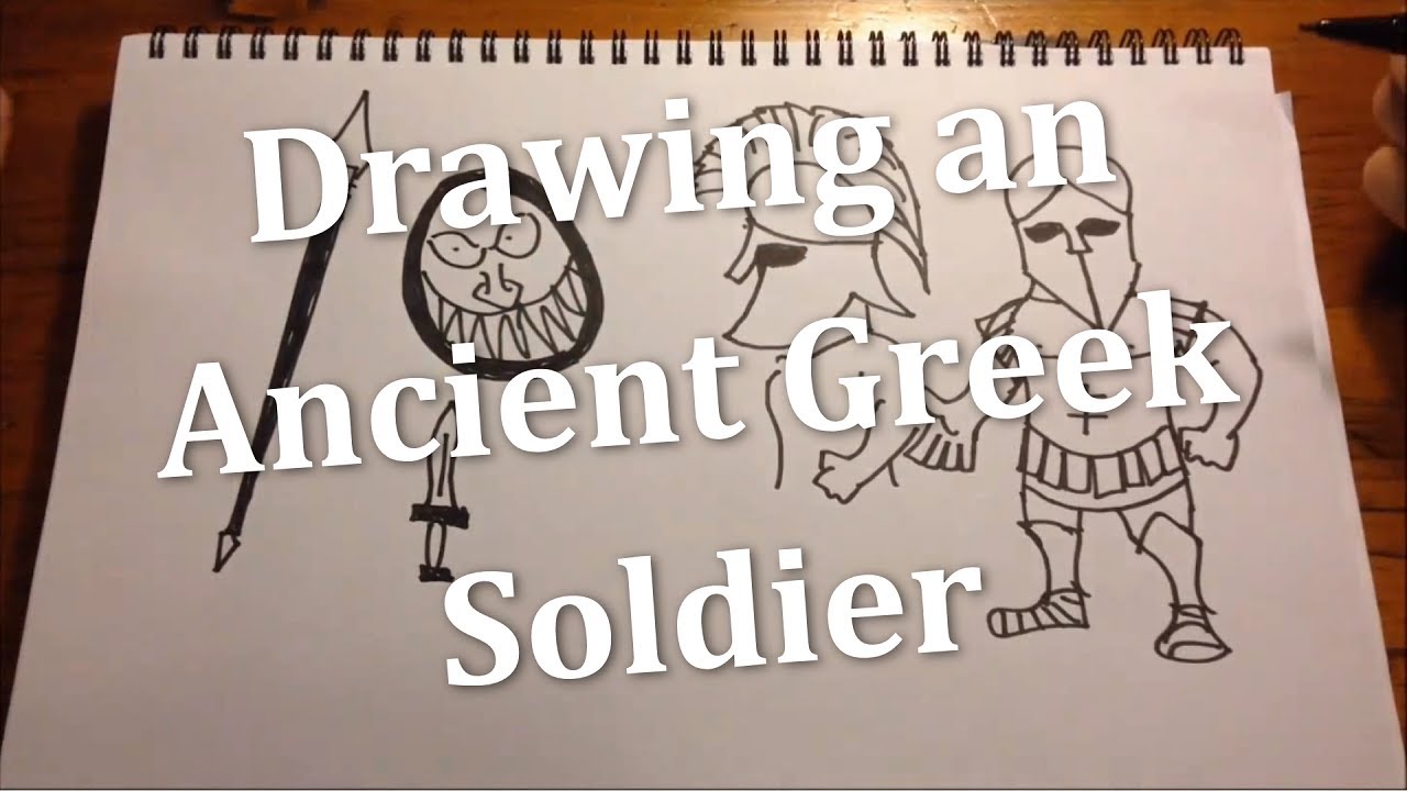 1280x720 Ancient Greek Soldier - Greek Soldier Drawing