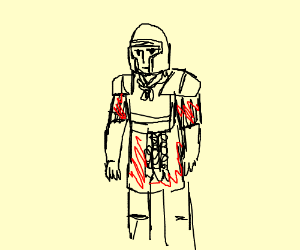 300x250 Roman Or Greek Soldier Drawing - Greek Soldier Drawing
