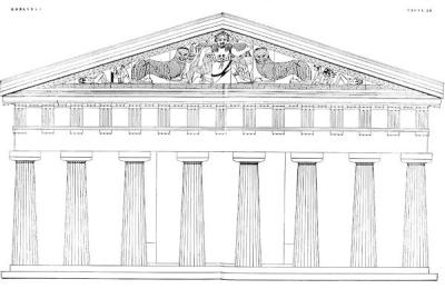400x260 greek temples the seat of western architecture - Greek Temple Drawing
