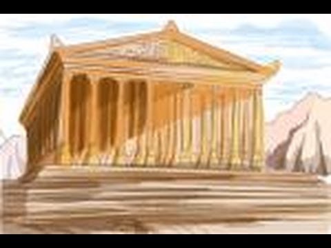 480x360 how to draw temple of artemis - Greek Temple Drawing
