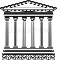 236x245 cartoon drawings of greek gods clip art of a greek temple - Greek Temple Drawing