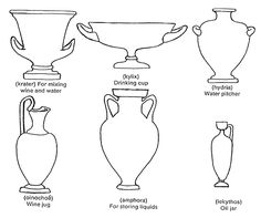 Greek Vase Drawing At Paintingvalley Com Explore Collection Of