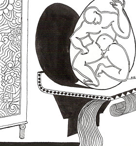 280x300 Greek Vase Drawings Fine Art America - Greek Vase Drawing