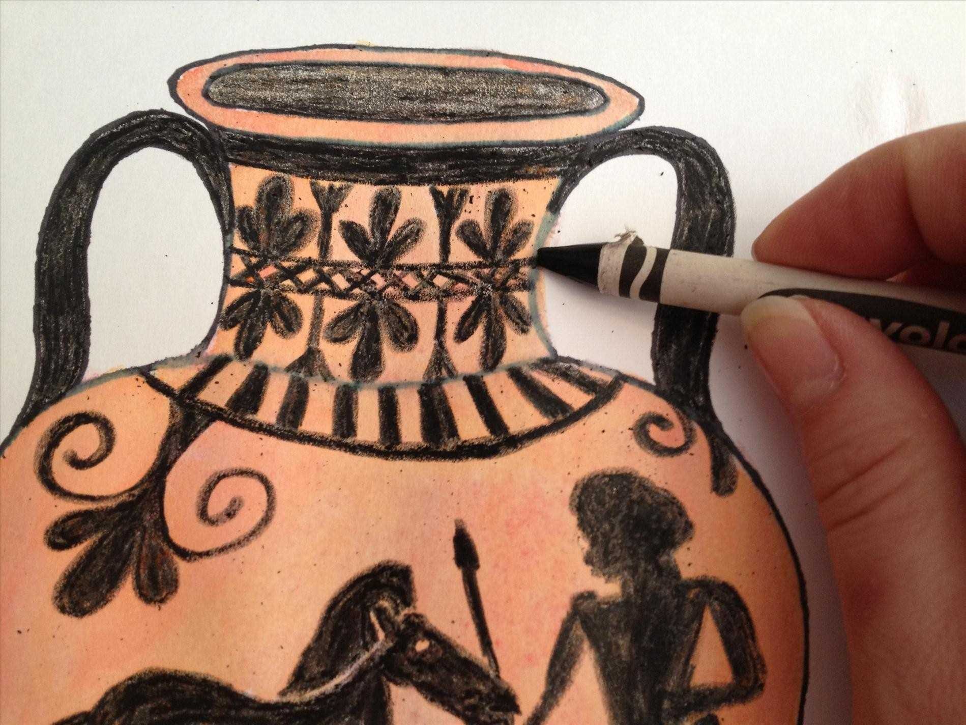 1899x1424 greek vases design vase designs drawing at getdrawingscom free - Greek Vase Drawing