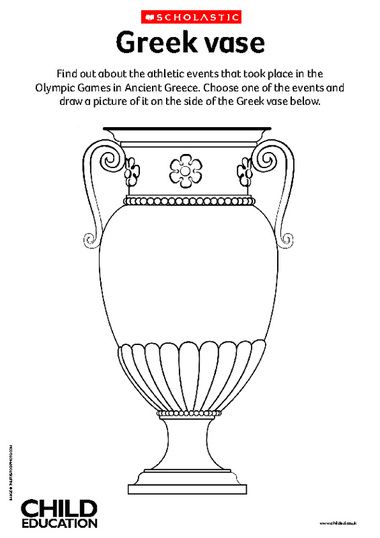 Greek Vase Drawing At Paintingvalley Com Explore Collection Of