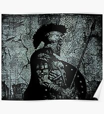 210x230 Spartan Warrior Drawing Posters Redbubble - Greek Warrior Drawing