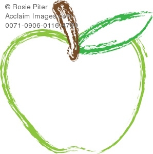 298x300 green apple drawing royalty free clip art picture - Green Apple Drawing