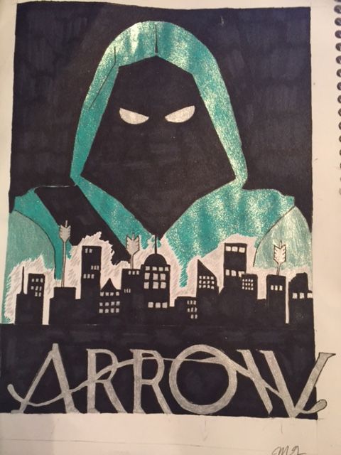 480x640 green arrow drawing steemit - Green Arrow Drawing