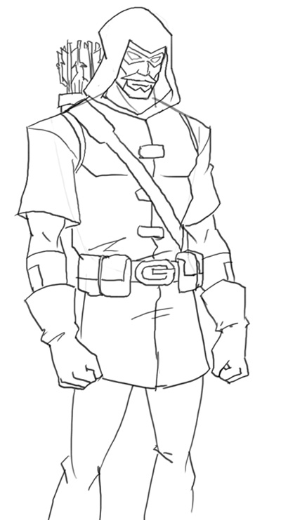 400x741 how to draw green arrow - Green Arrow Drawing