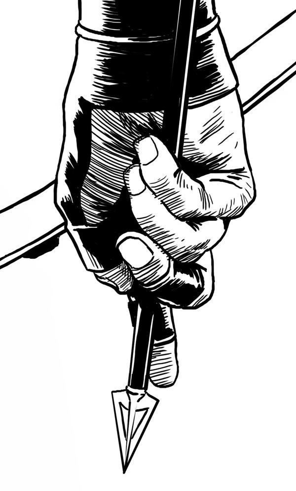 600x996 detail from an upcoming series i'm drawing green arrow - Green Arrow Drawing