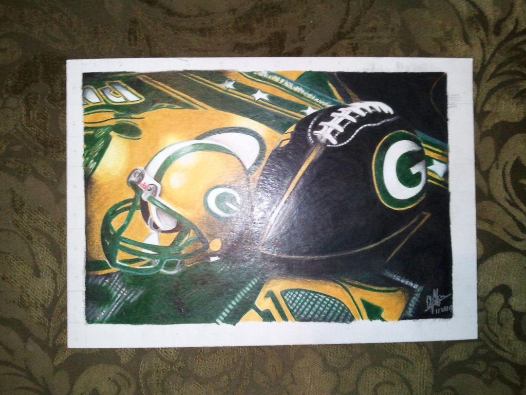 1024x768 how to draw my green bay packer drawing - Green Bay Packers Drawings
