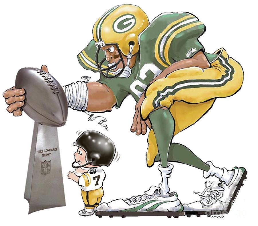 900x789 titletown bound drawing - Green Bay Packers Drawings