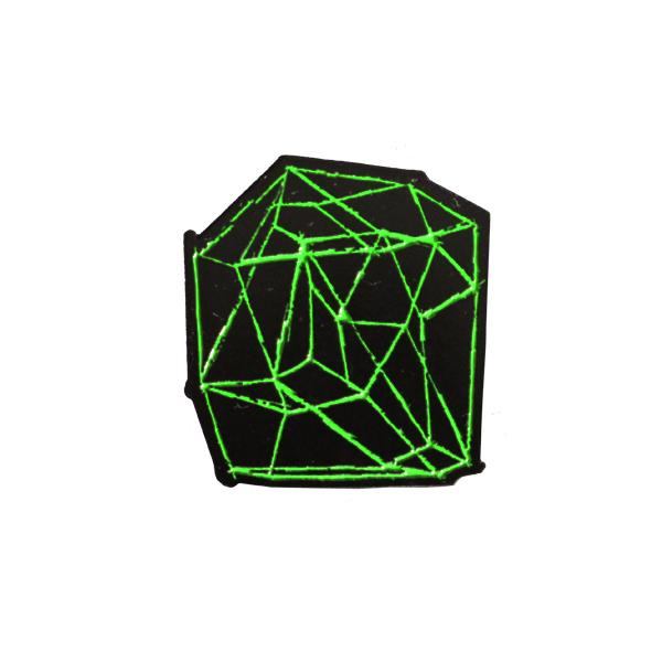 600x600 Line Drawing Enamel Green Pin W A S T E Uk - Green Drawing