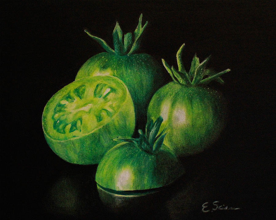 900x720 Pre Fried Green Drawing - Green Drawing