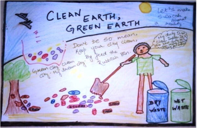 641x419 drawing on clean earth green earth steemit - Green Earth Drawing