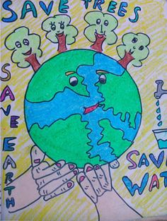 236x313 best earth day images earth day, drawing for kids, kid drawings - Green Earth Drawing