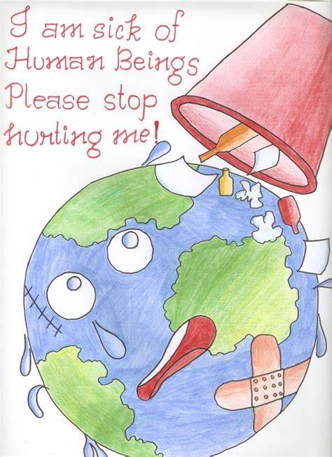 474x652 green earth clean earth drawing gtgt - Green Earth Drawing