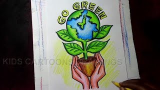 320x180 green earth clean earth drawing - Green Earth Drawing