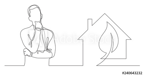 500x264 Man Thinking About Green Energy Home - Green Energy Drawing