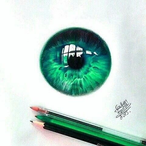 480x480 Green Eyes Drawings Drawings, Art, Realistic Eye Drawing - Green Eyes Drawing