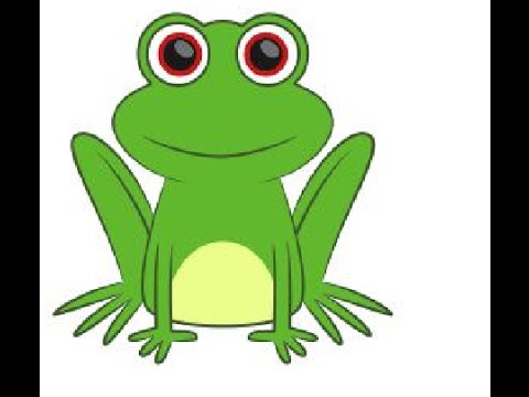 480x360 How To Draw A Frog - Green Frog Drawing
