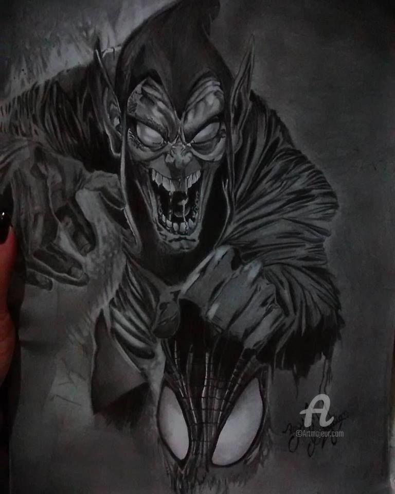 768x960 green goblin drawing - Green Goblin Drawing