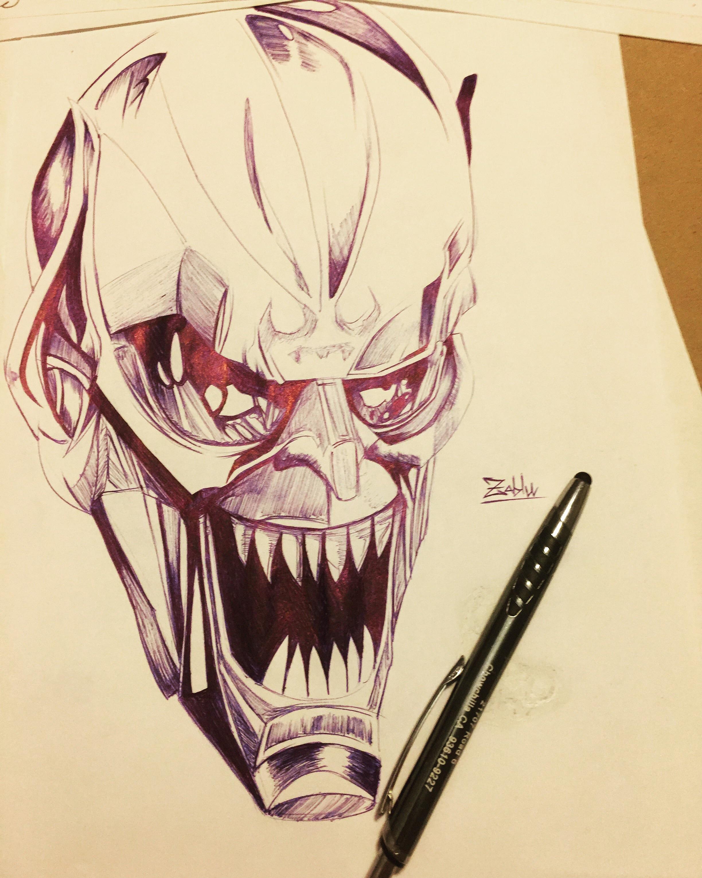 Green Goblin Drawing at PaintingValley.com | Explore collection of