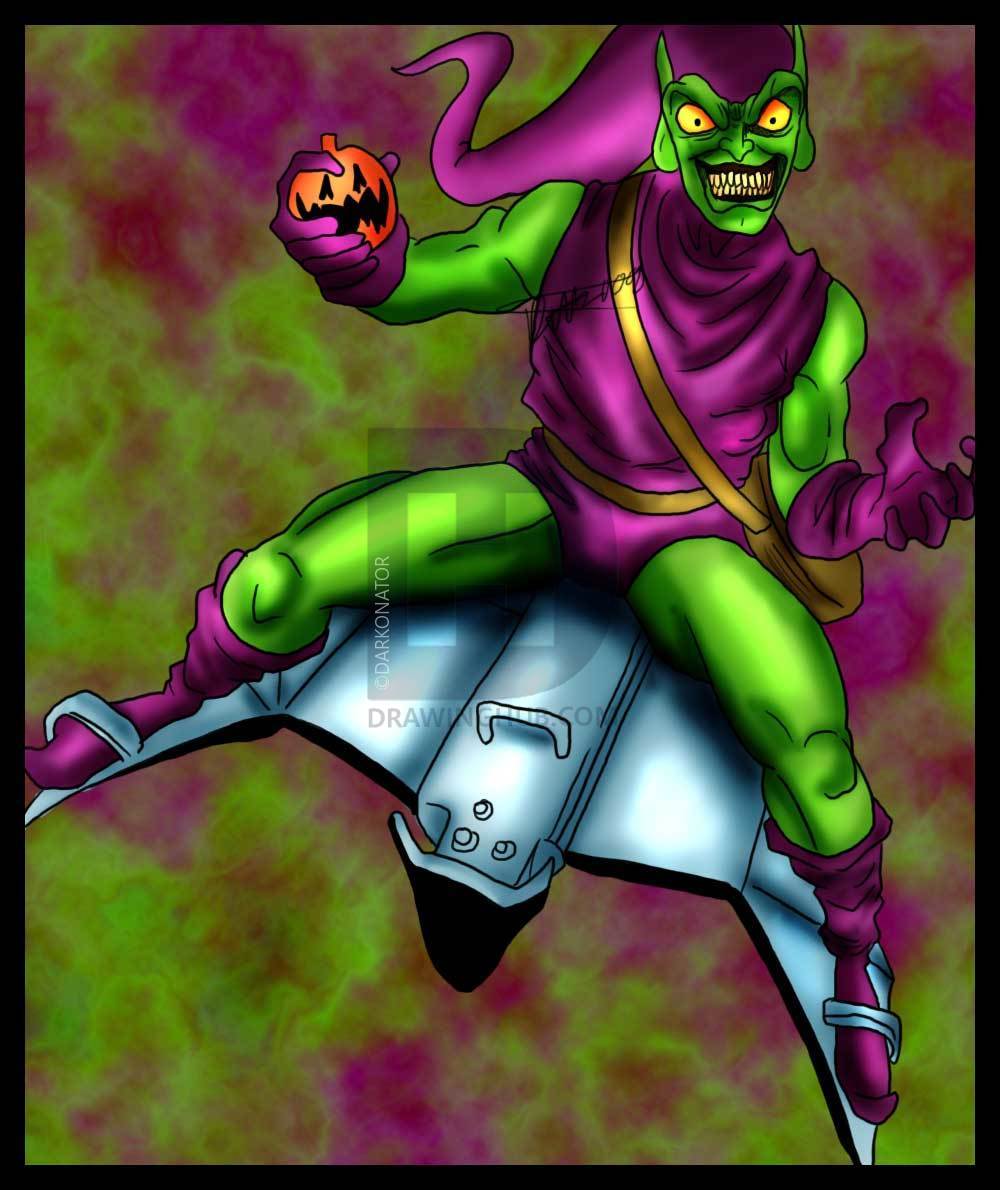 1000x1190 how to draw the green goblin, step - Green Goblin Drawing