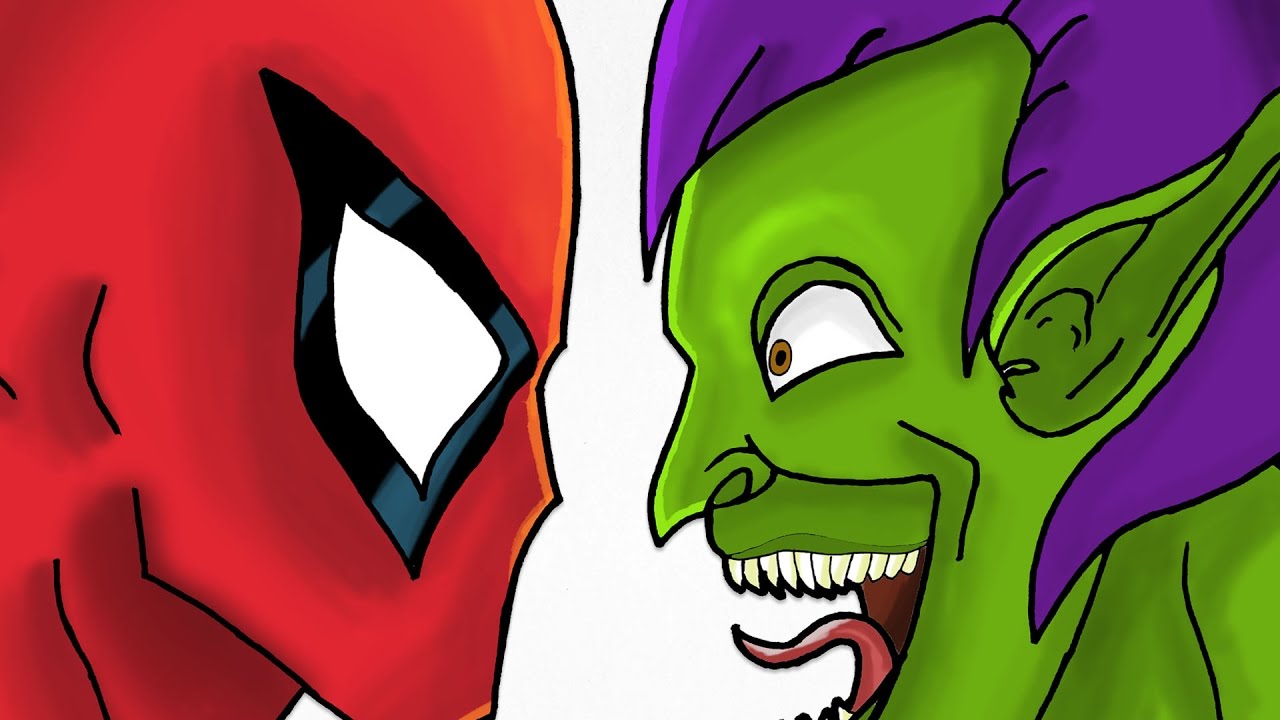 1280x720 spider man vs green goblin speed draw - Green Goblin Drawing
