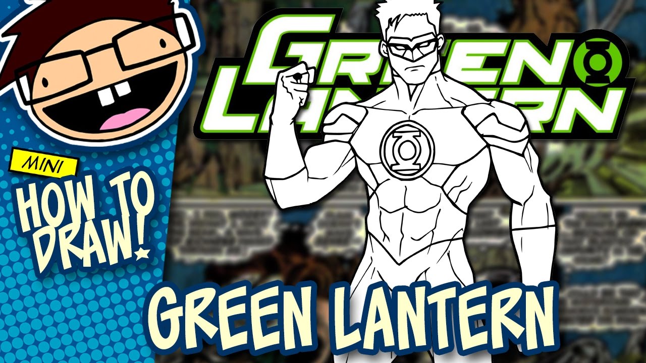 1280x720 how to draw green lantern - Green Lantern Drawing