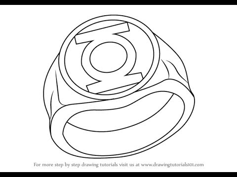 480x360 how to draw green lantern ring - Green Lantern Drawing