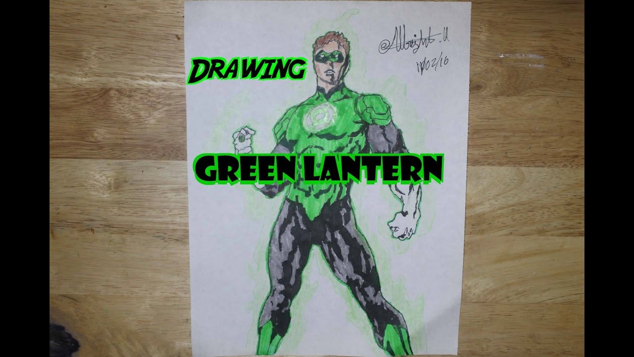 1280x720 quick draw green lantern hal jordan - Green Lantern Drawing