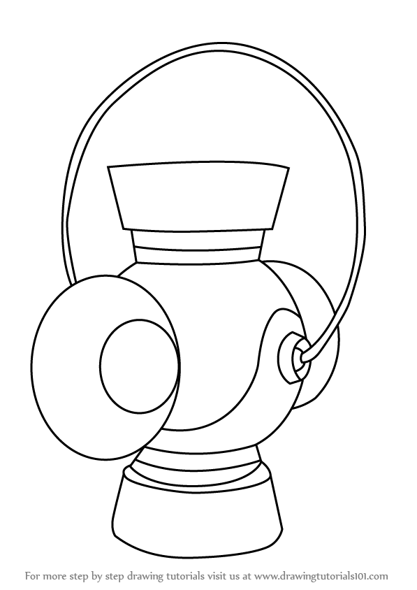 597x844 learn how to draw green lantern's lantern - Green Lantern Logo Drawing