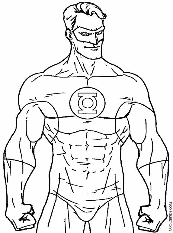 573x770 printable green lantern coloring pages for kids - Green Lantern Logo Drawing