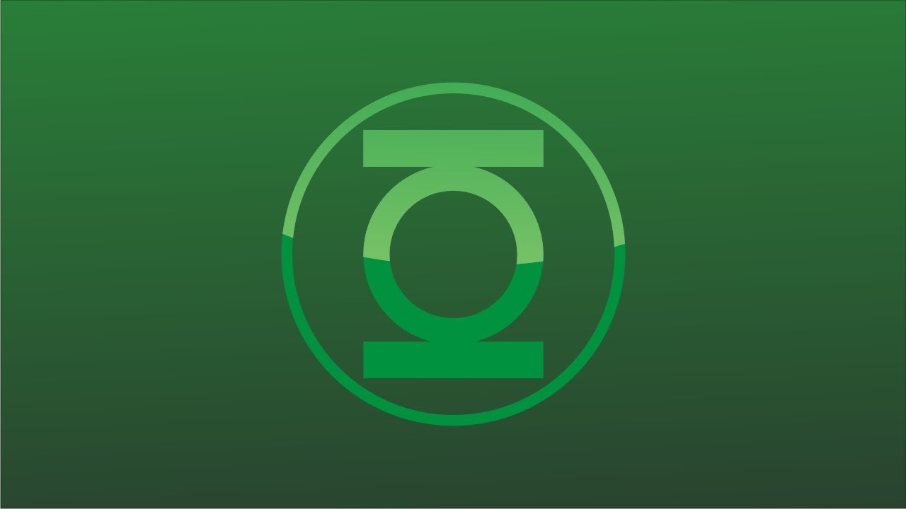 1280x720 draw green lantern logo in coreldraw - Green Lantern Logo Drawing