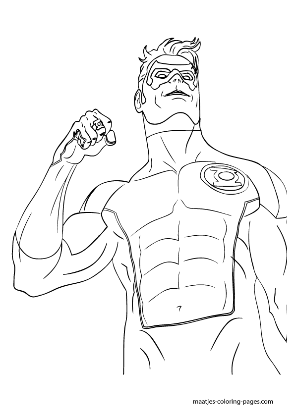 595x842 green lantern - Green Lantern Logo Drawing