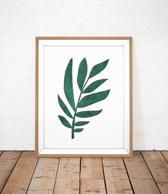 Green Leaf Drawing