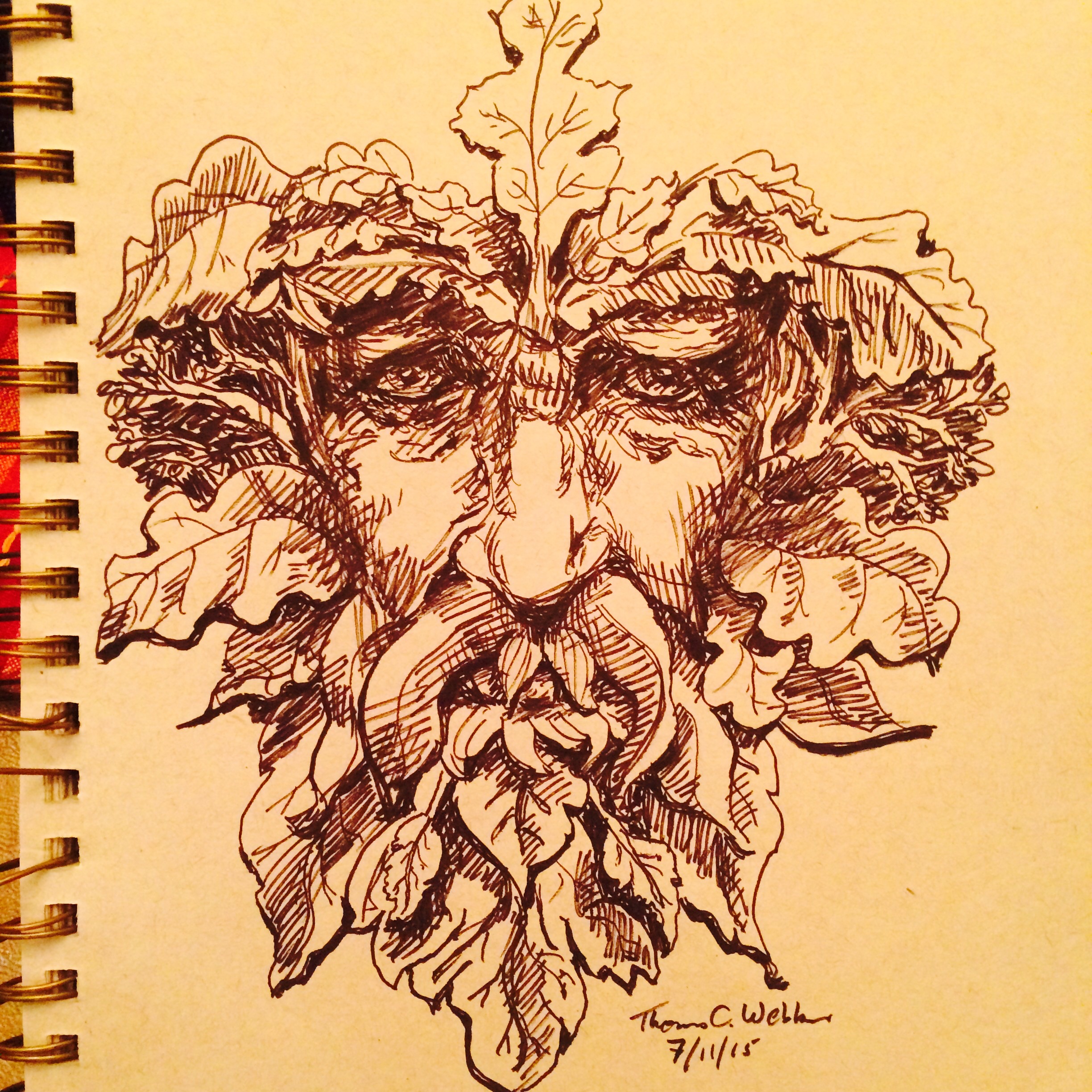 Green Man Drawing at Explore collection of Green