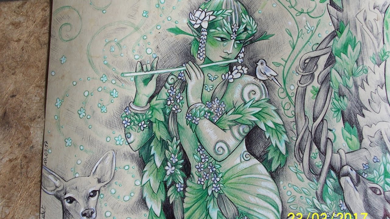 1280x720 ostara green man pencil drawing, nature and morning altar - Green Man Drawing