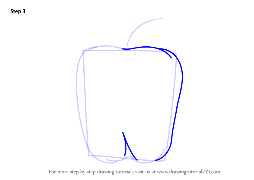 844x598 Learn How To Draw A Green Pepper - Green Pepper Drawing