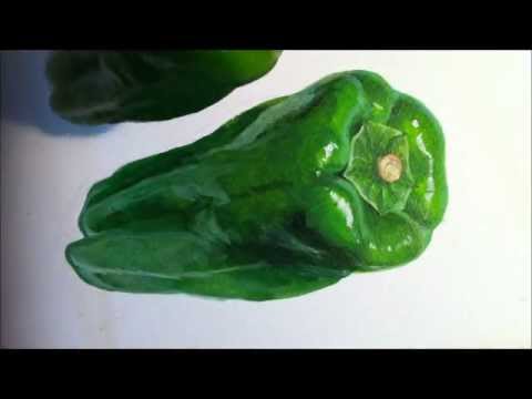480x360 How To Draw Greenpepper - Green Pepper Drawing