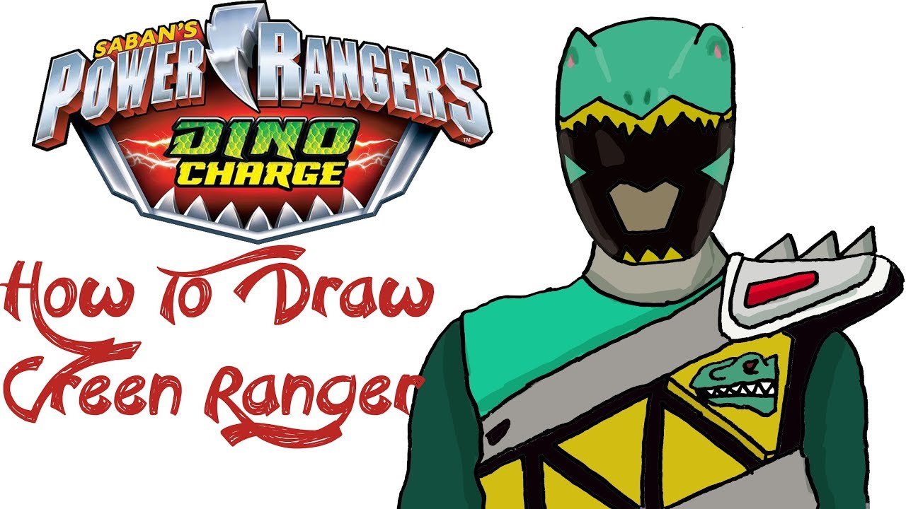 1280x720 how to draw green ranger - Green Power Ranger Drawing