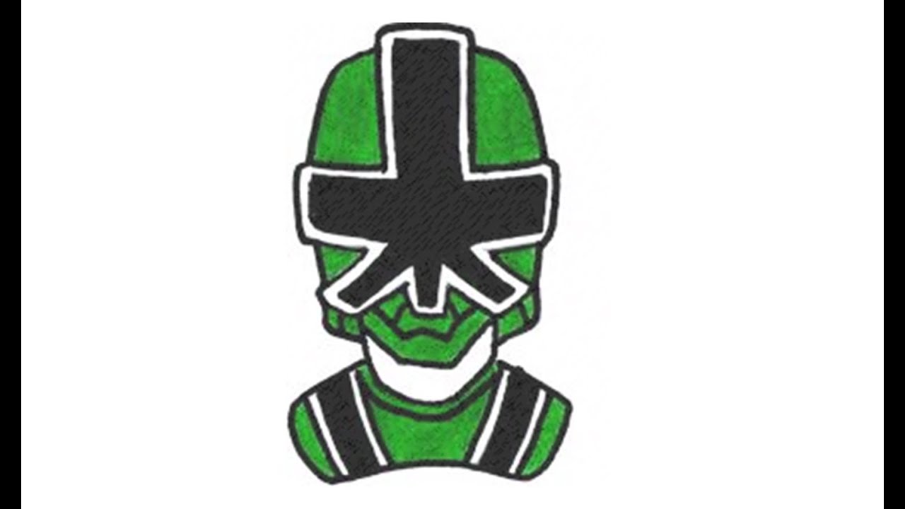 1280x720 how to draw green power ranger samurai - Green Power Ranger Drawing