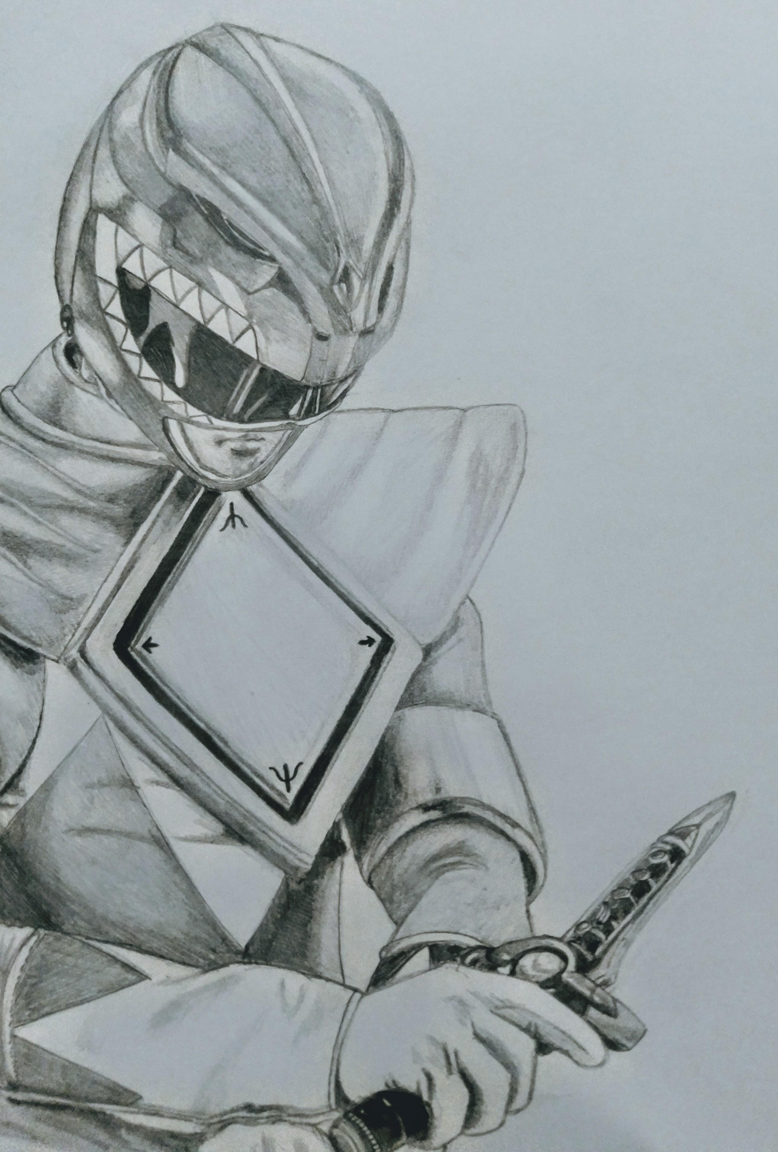 Green Power Ranger Drawing at Explore collection