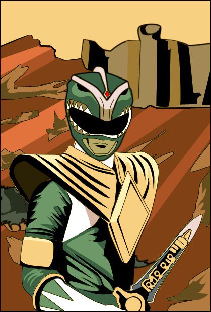 419x620 this is a drawing of the different ranger forms that tommy has - Green Power Ranger Drawing