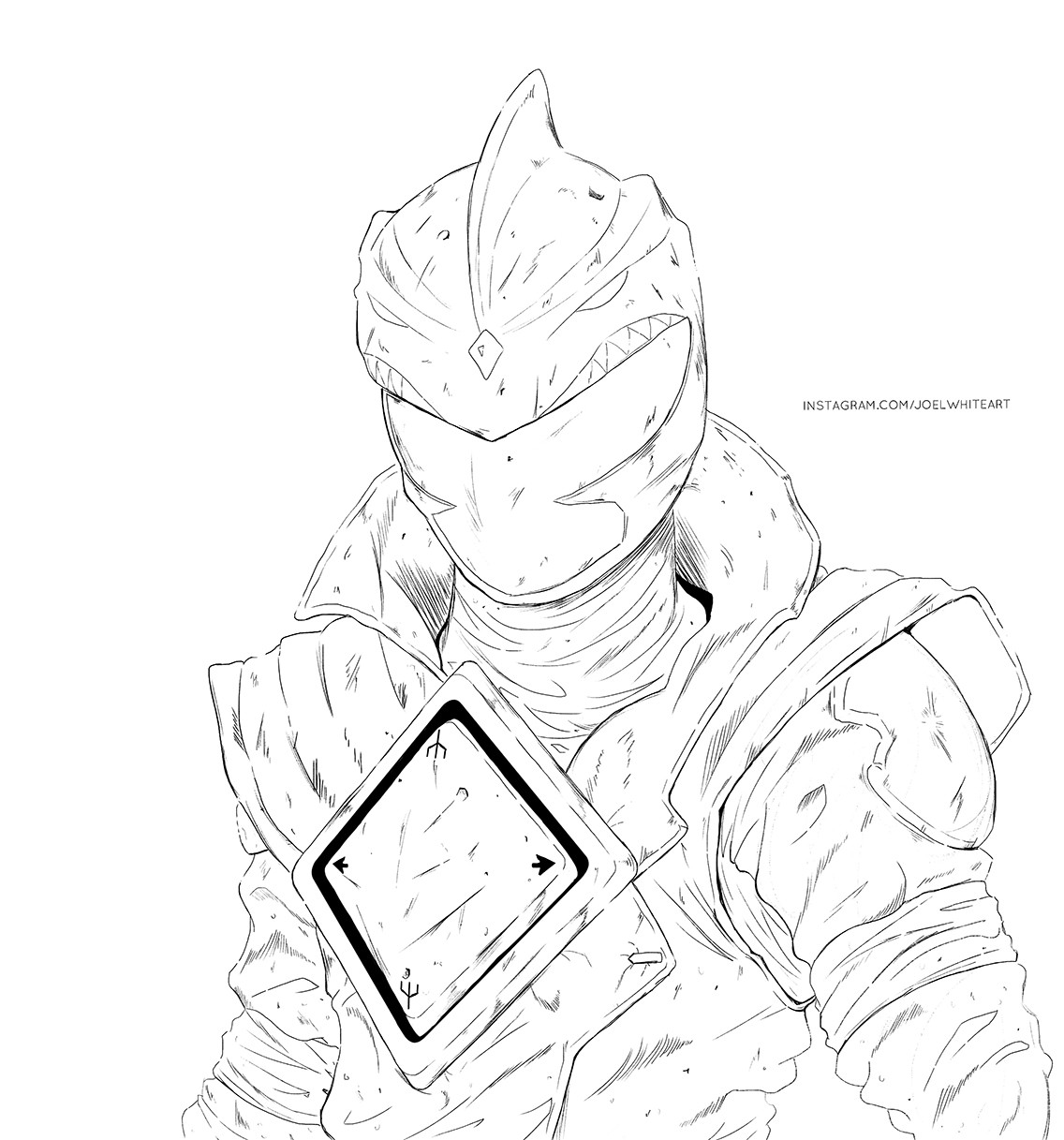 1136x1217 Artstation - Green Power Ranger Drawing